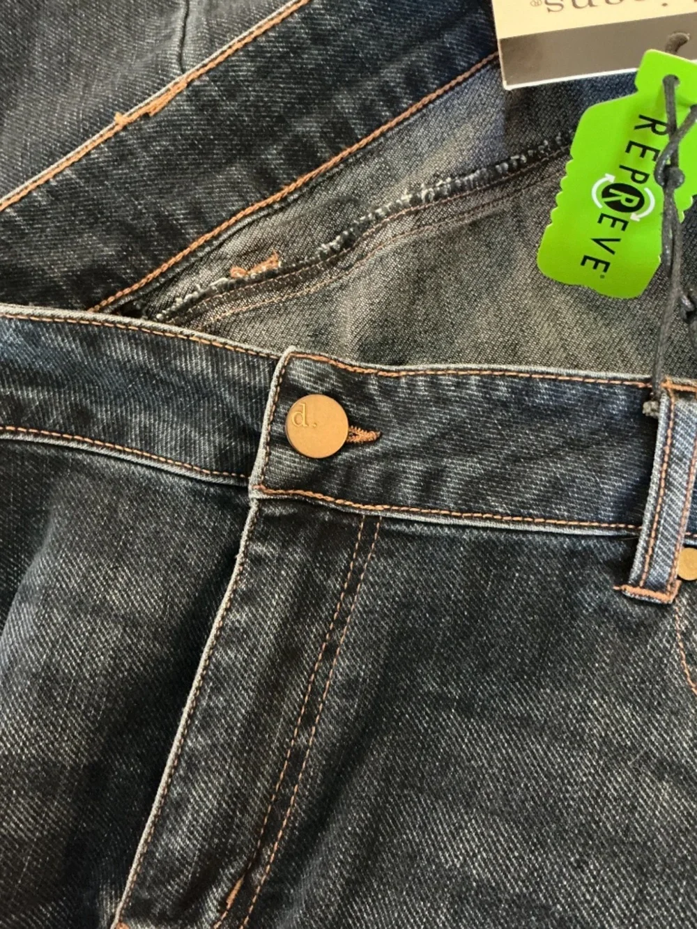 d.jeans Recycled Vintage Denim Straight Leg Ankle Plus Jeans 16W - Picture 4 of 6